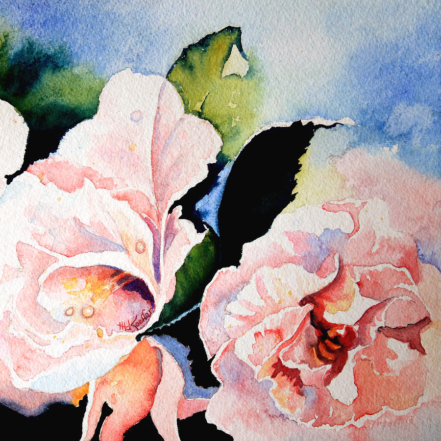 Roses 3 Painting by Hanne Lore Koehler