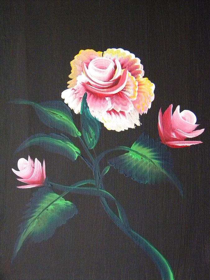 Roses 5 Painting by Eric Johansen