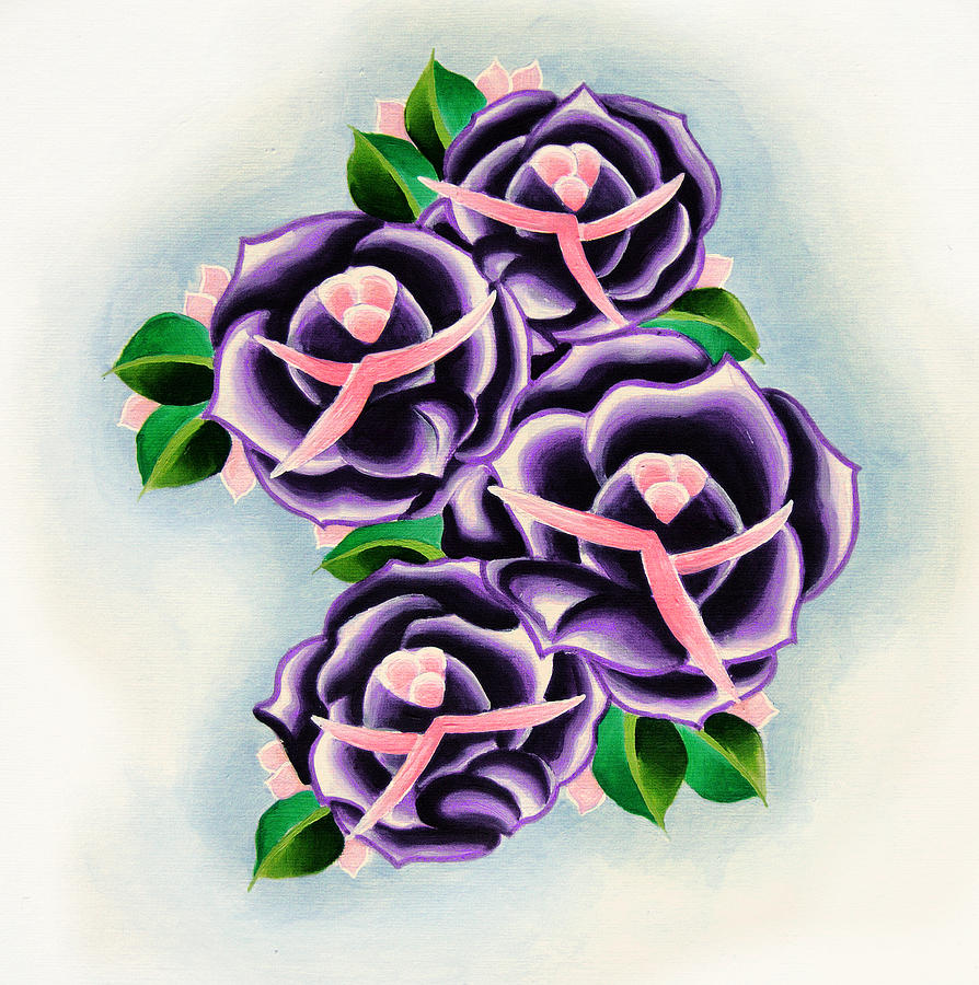 Rose Painting - Roses by Adam Gillespie