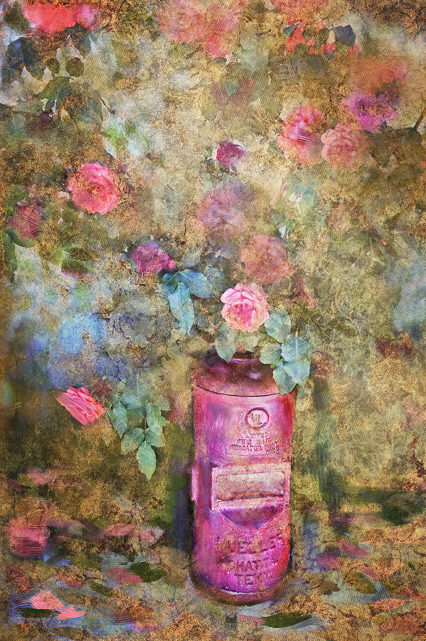 Pink Wild Roses Digital Art by Sandra Selle Rodriguez