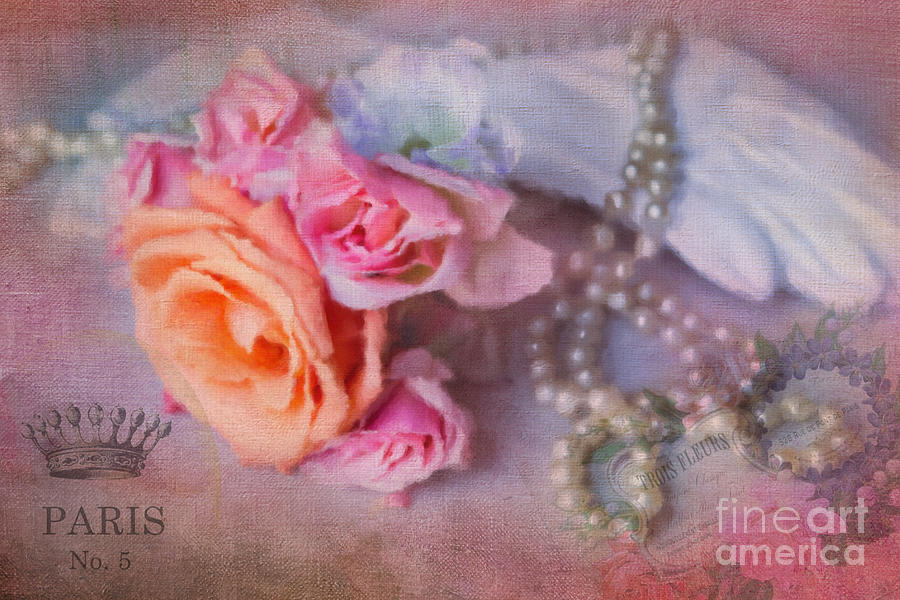 Roses and Pearls Photograph by JBK Photo Art