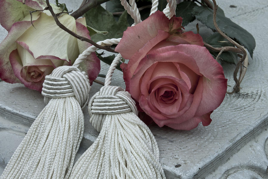 Rose Photograph - Roses And Tassels by Sandra Foster