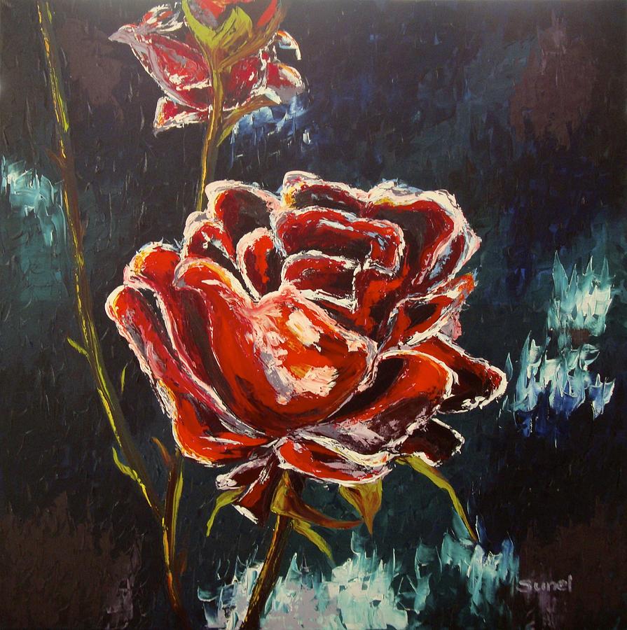 Roses are red Painting by Sunel De Lange