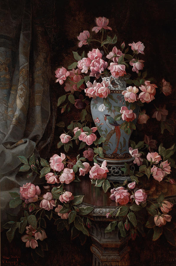 Rose Painting - Roses by Edwin Deakin 