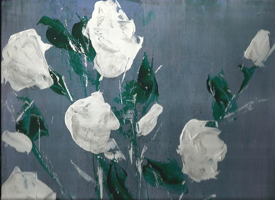Rose Painting - Roses Remembered by PJ Lewis