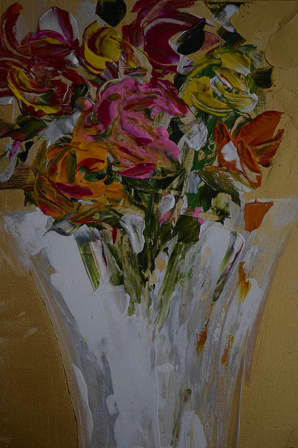 Roses Painting by Robin Mann - Fine Art America
