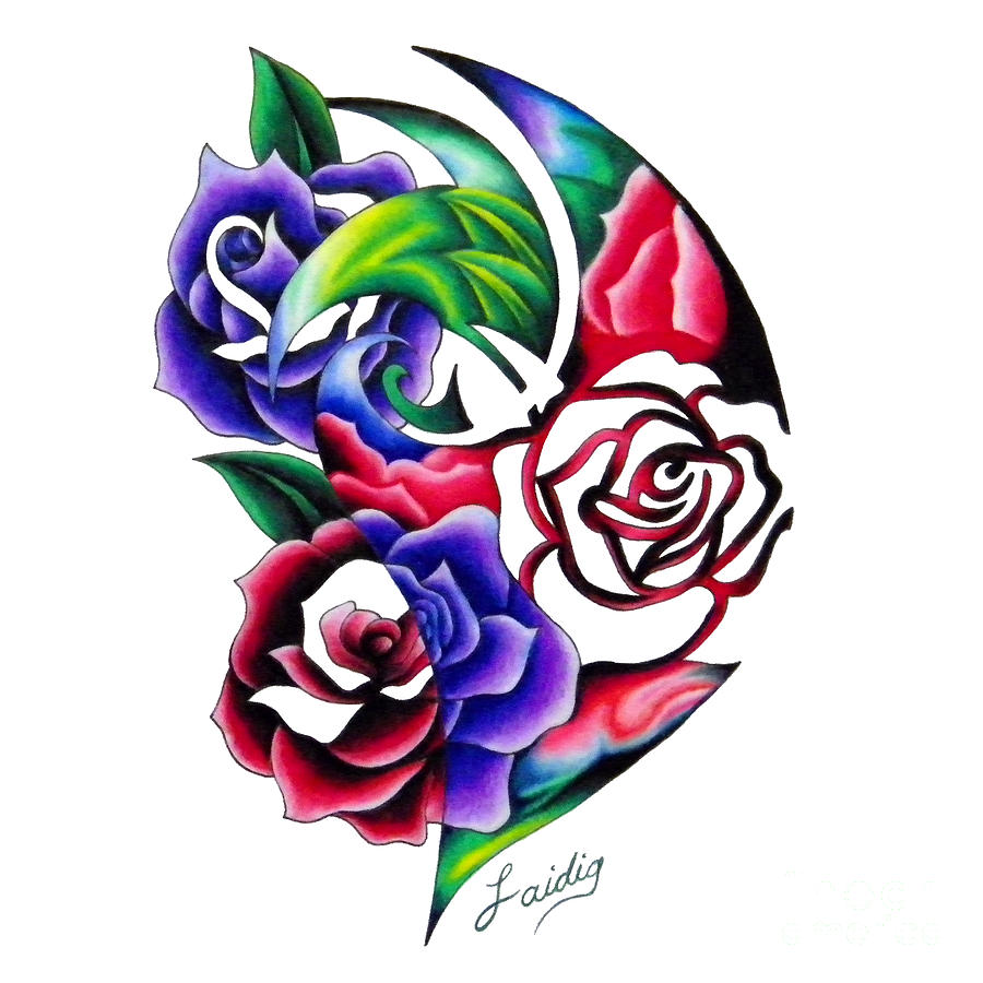Roses Roses Drawing by Aarron  Laidig