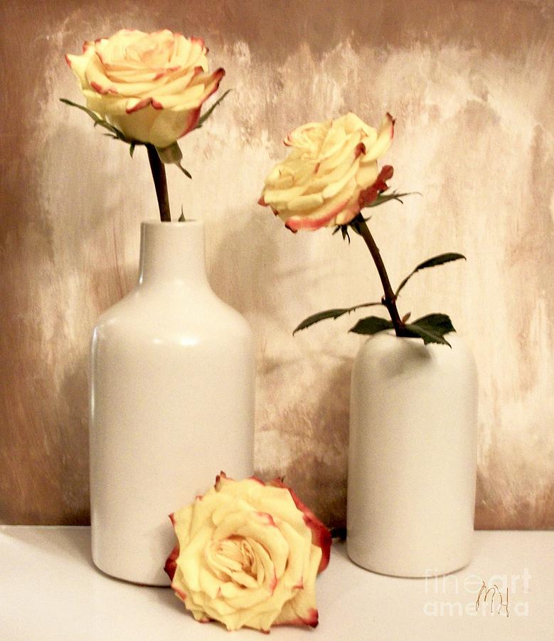 Rose Photograph - Roses Still Life by Marsha Heiken