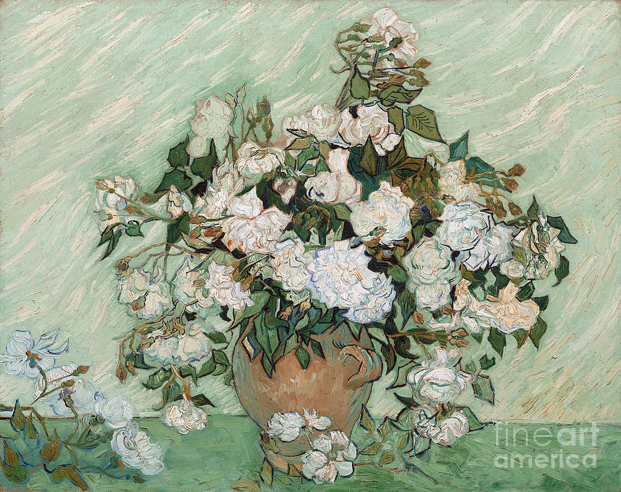 Roses Painting by Vincent Van Gogh