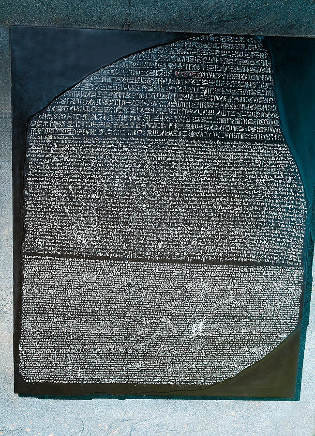 Rosetta Stone Photograph by Millard H. Sharp