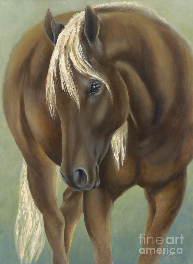 Horse Painting - Rosie Blue by Catherine Davis