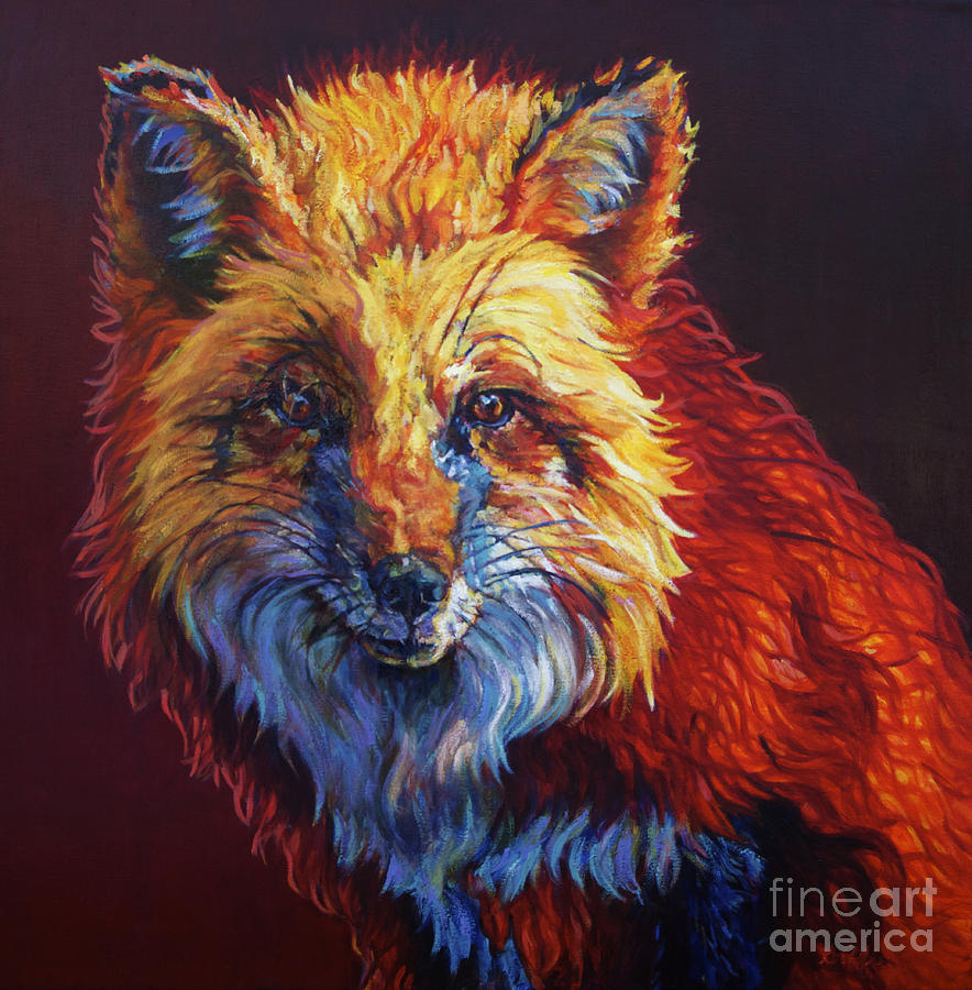 Wildlife Painting - Rosie by Patricia A Griffin