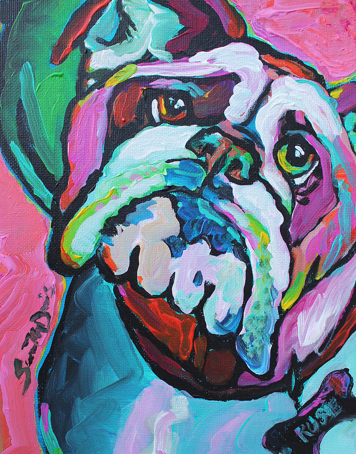 Dog Painting - Rosie by Susan Davies