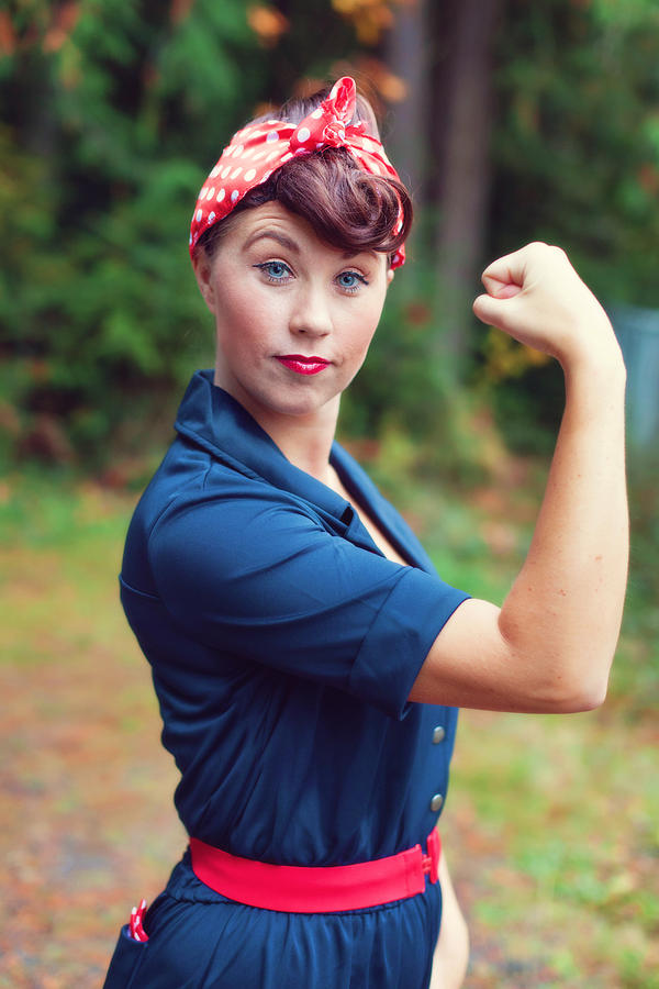 Rosie the riveter Photograph by Sarahwolfephotography