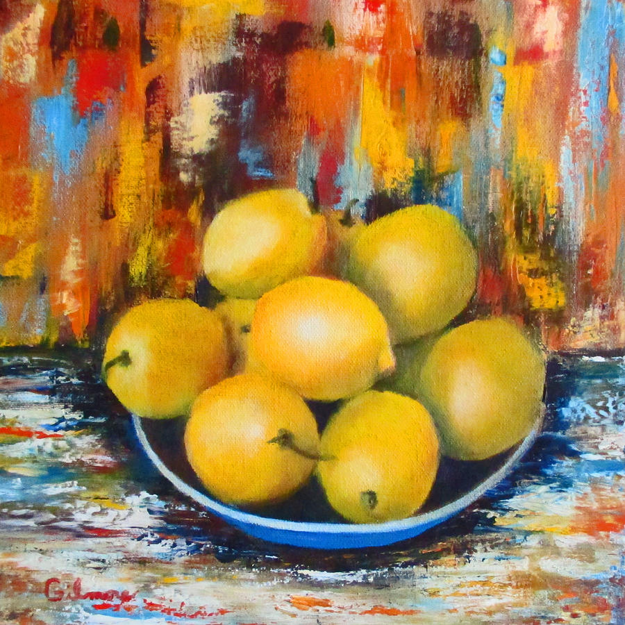 Still Life Painting - Rosies Harvest by Roseann Gilmore