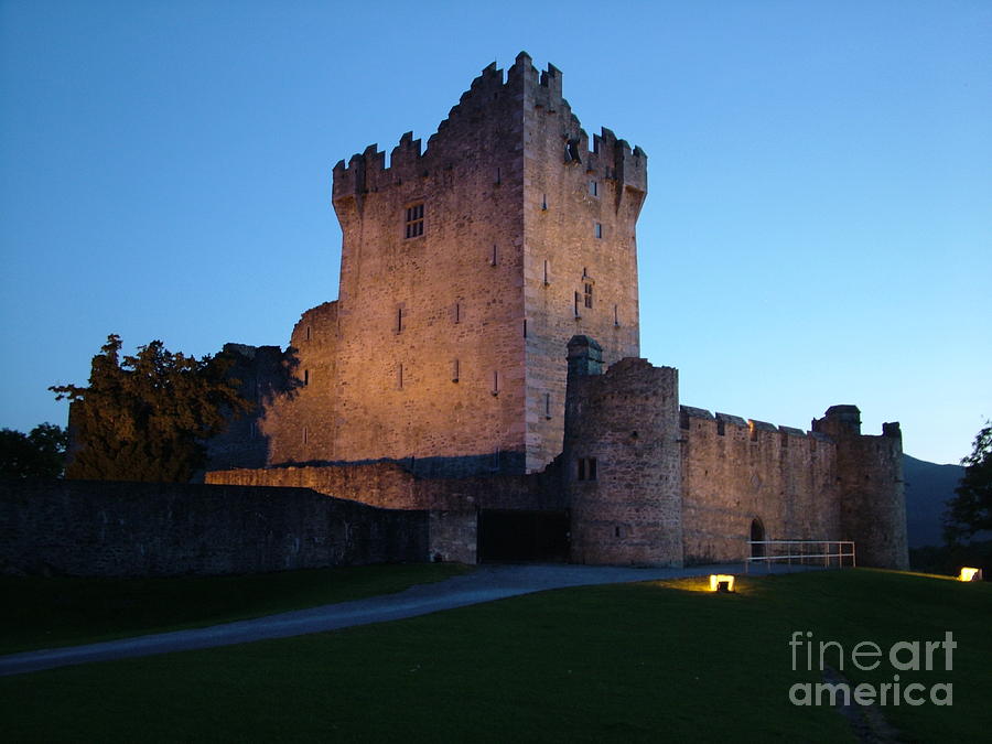 Castle Photograph - Ross Castle - evening time by Joe Cashin