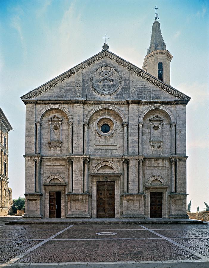 Rossellino Bernardo, Cathedral, Pienza Photograph by Everett