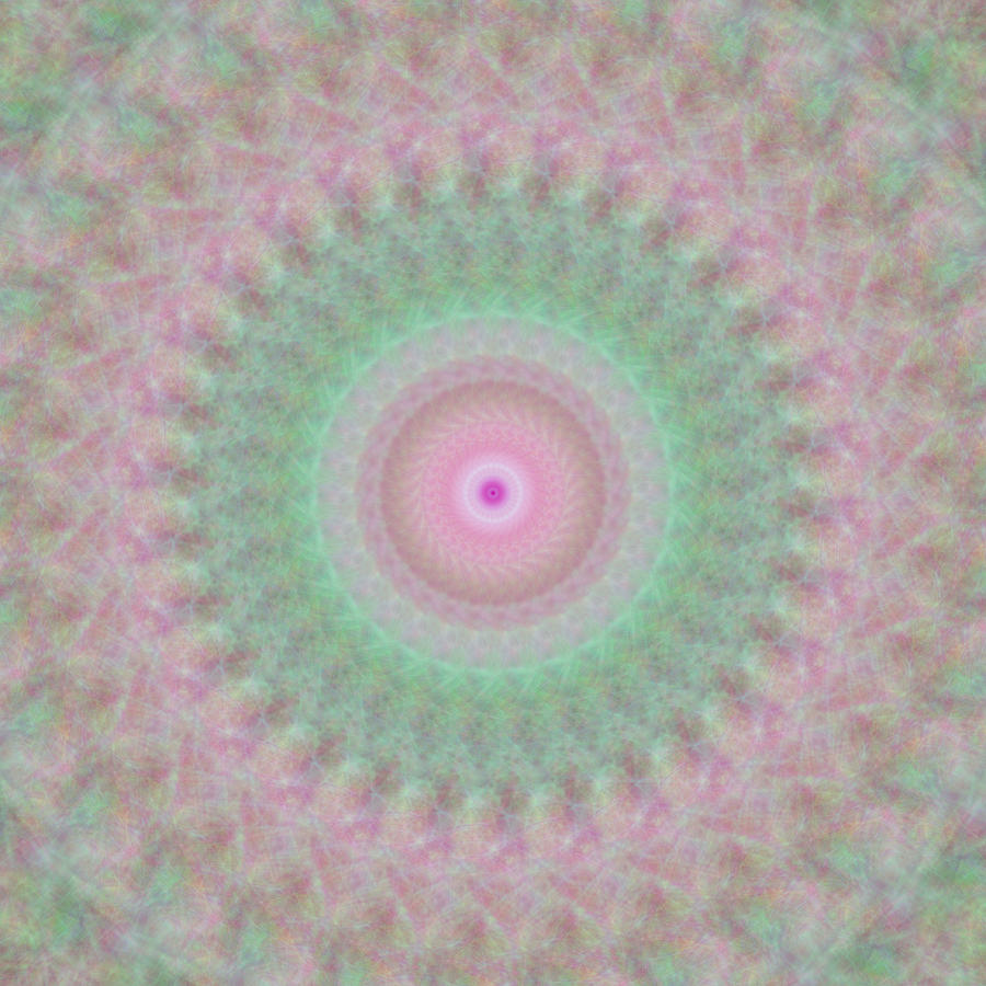 Rosy Kaleidoscope 2 Digital Art by Rhonda Barrett