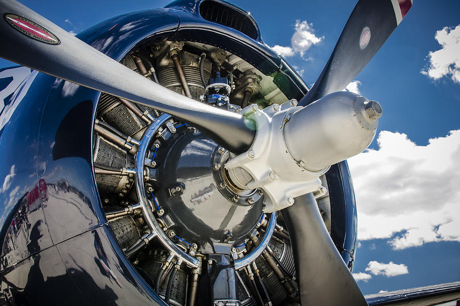 Rotary Engine and Prop Photograph by Bradley Clay