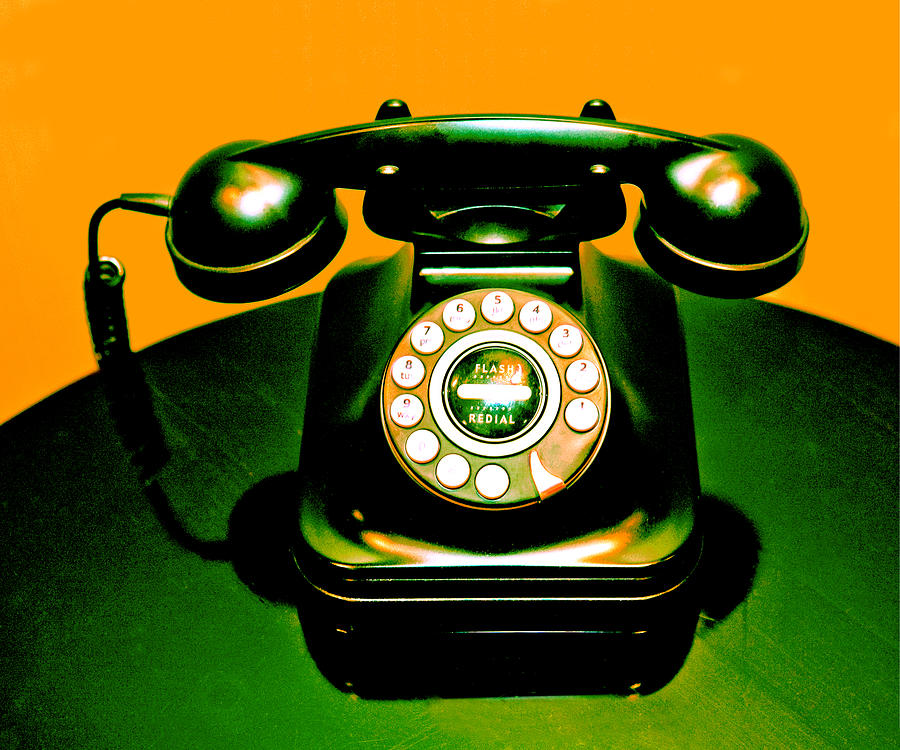 Rotary Phone Photograph by Steve Ladner