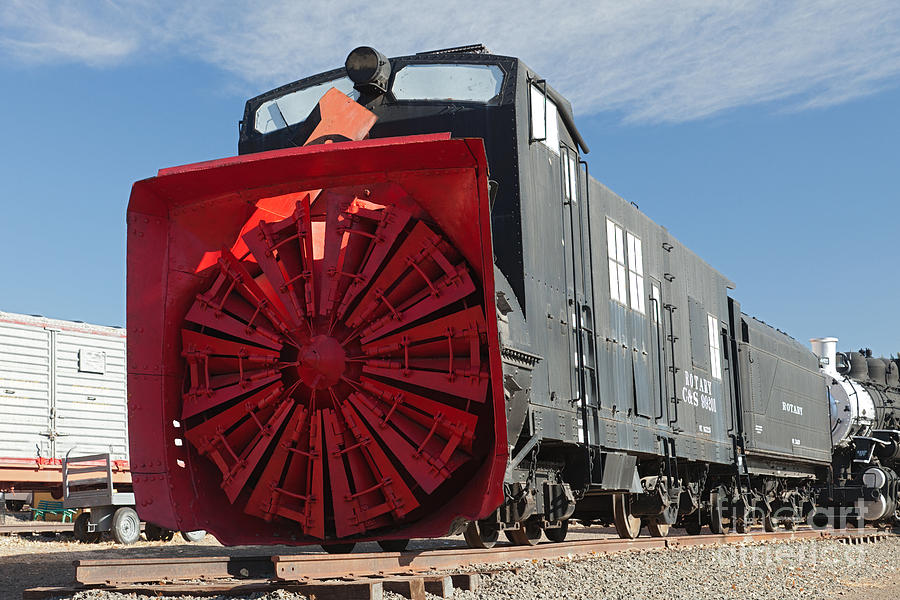 Rotary Snow Thrower 99201 in the Colorado Railroad Museum Photograph by Fred Stearns