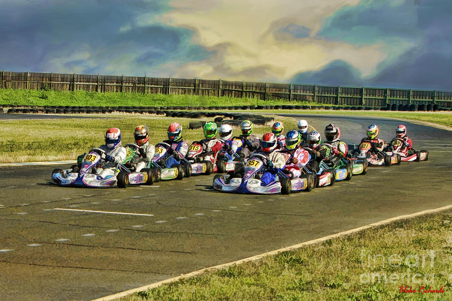 Rotax Challenge of the Americas Sr. Max Grid Photograph by Blake Richards