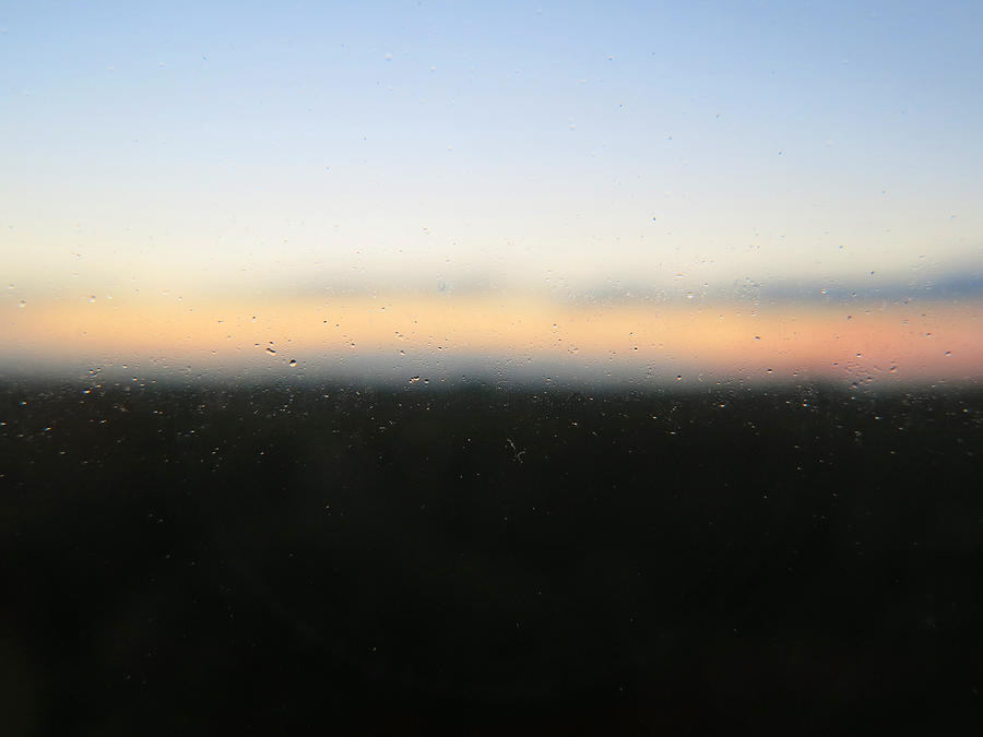 Rothko Sunrise In Rain Photograph