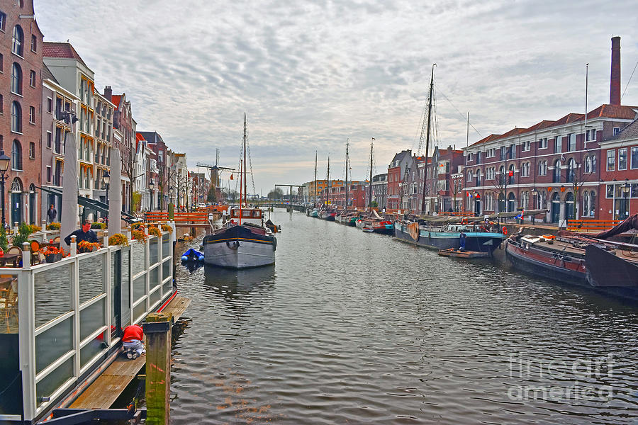 Rotterdam Canal Photograph by Elvis Vaughn