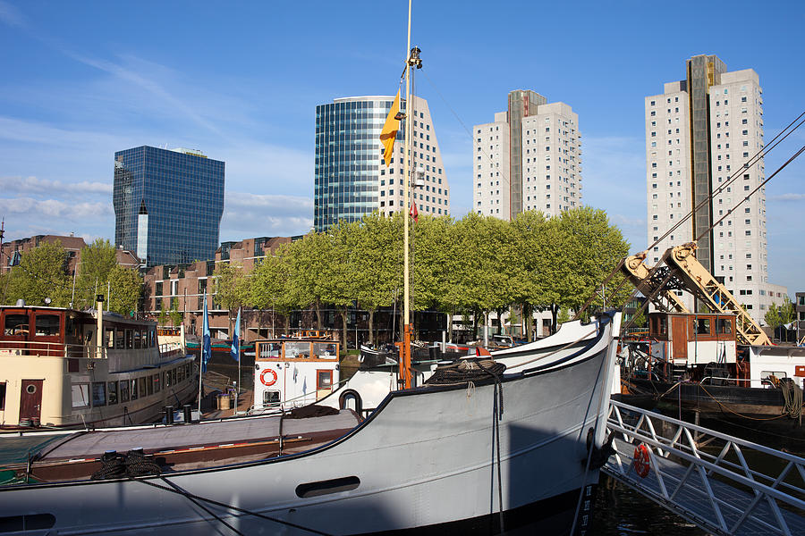 Rotterdam Cityscape in Netherlands Photograph by Artur Bogacki
