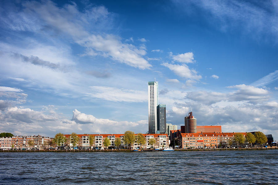 Rotterdam Skyline in Netherlands Photograph by Artur Bogacki