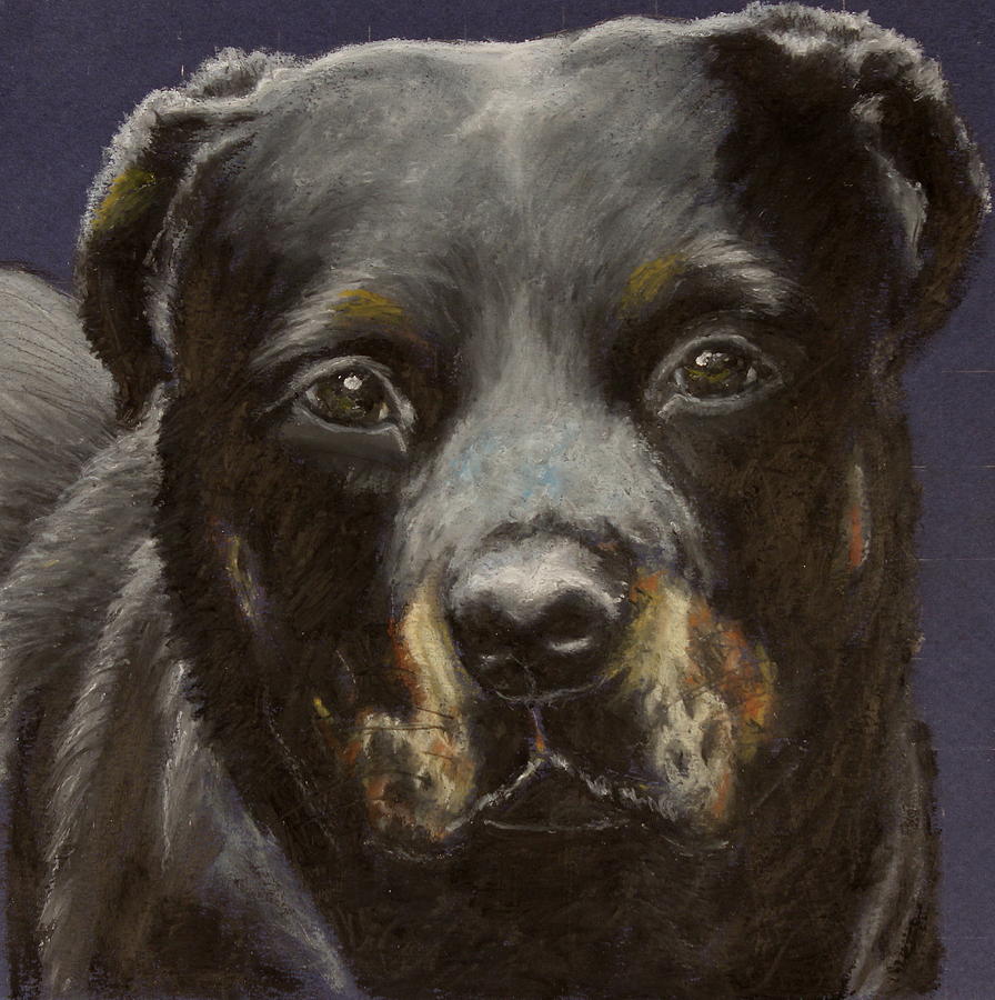 Nature Painting - Rottie by Jeanne Fischer