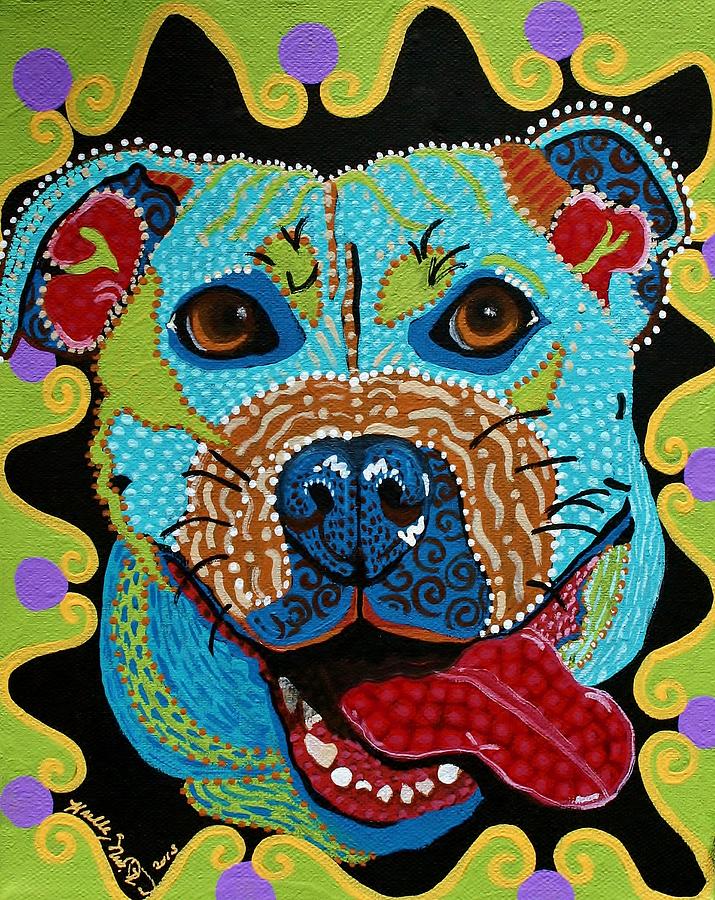 Joyful Pup from Krelly Art Painting by Kelly Nicodemus-Miller