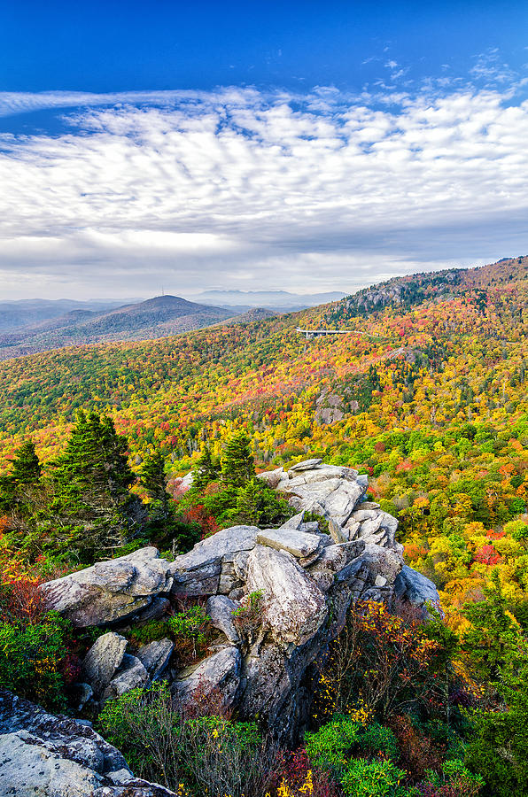 Fall Photograph - Rough Ridge fall by Anthony Heflin
