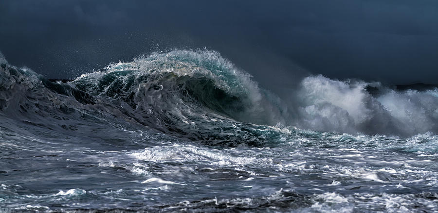 Rough Wave Photograph by Kelly Headrick - Fine Art America