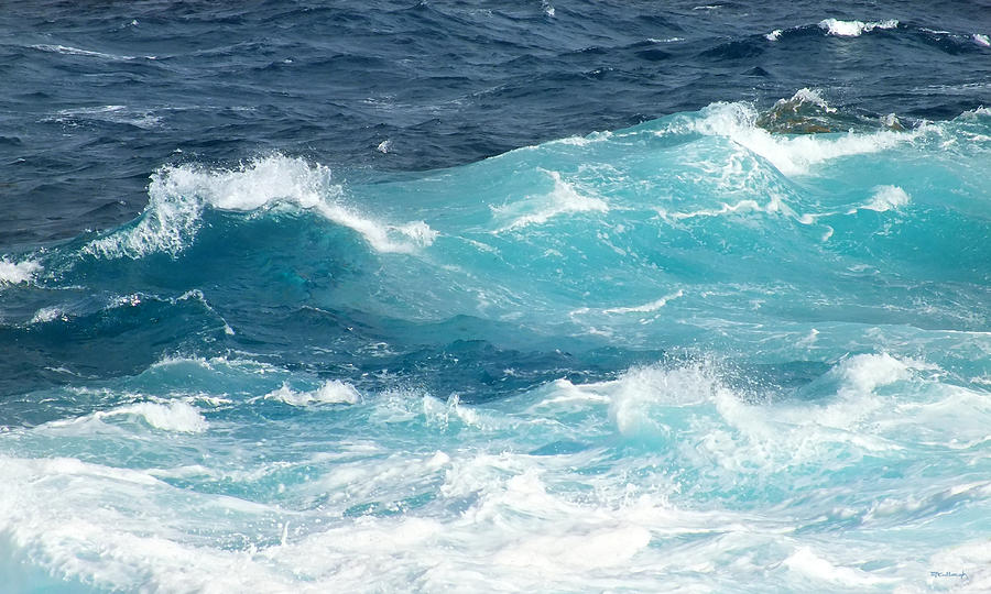 Rough Waves 1 Offshore Photograph by Duane McCullough