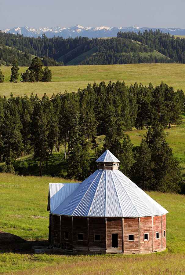 Round Barn Photograph by Theodore Clutter