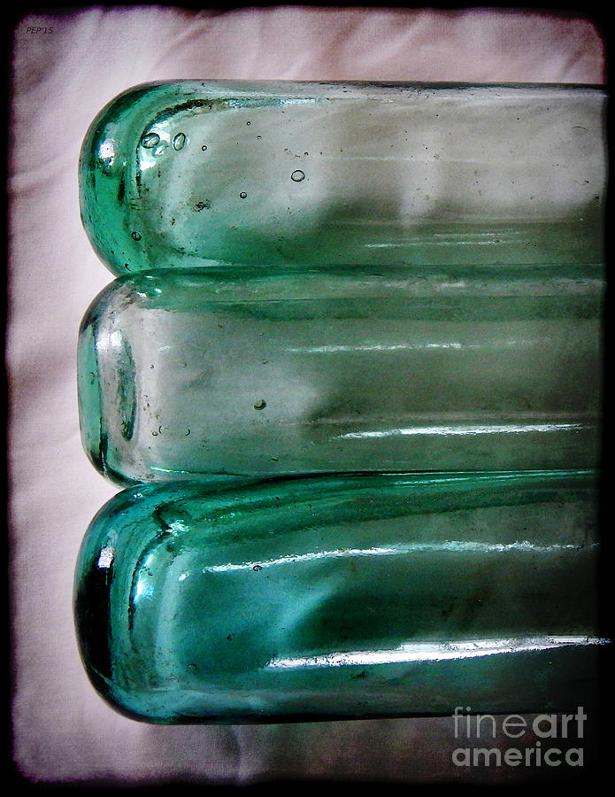 Round Bottom Glass Bottles 1 Photograph by Phil Perkins