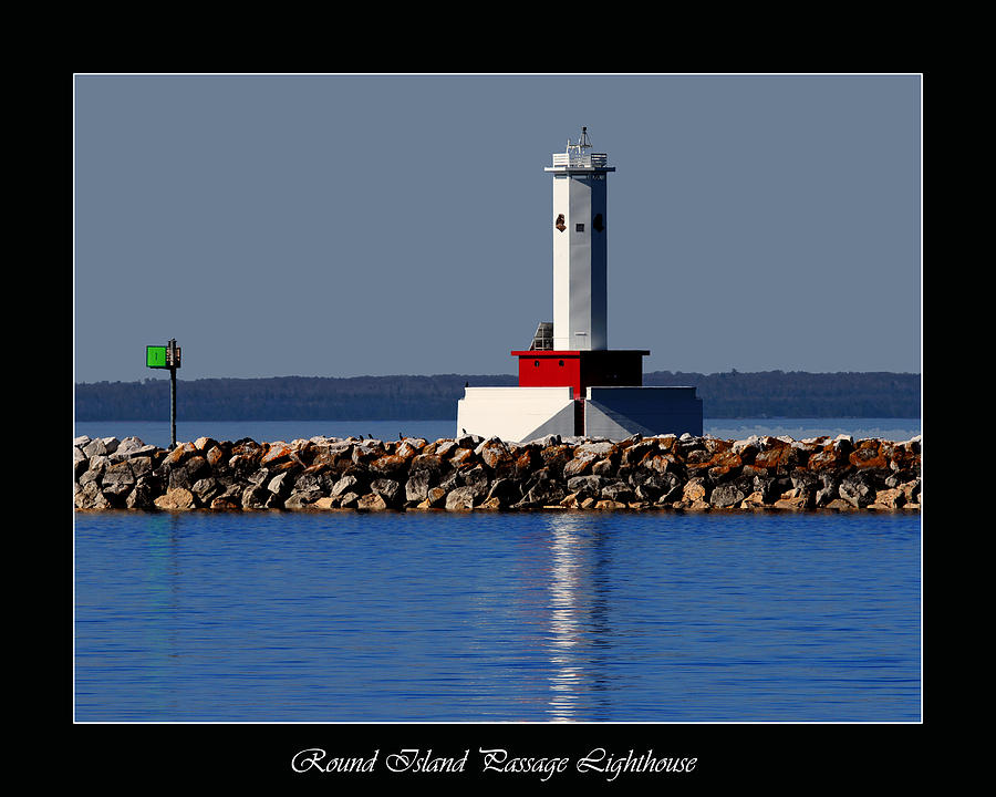 Round Island Passage Lighthouse Photograph by Jackson Pearson
