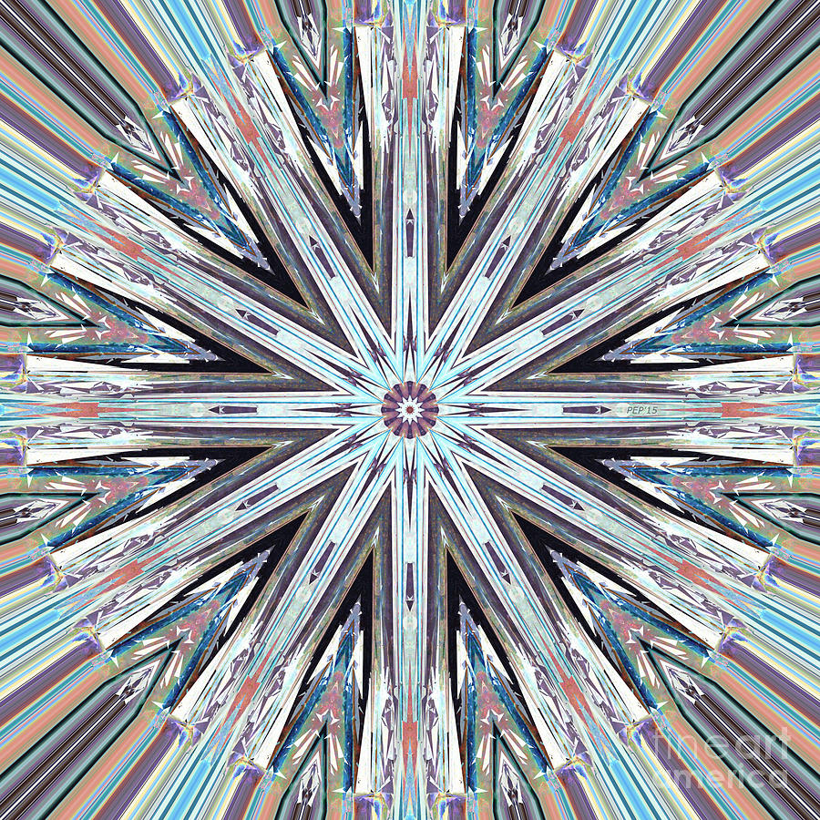 Round Pastel Mandala Digital Art by Phil Perkins