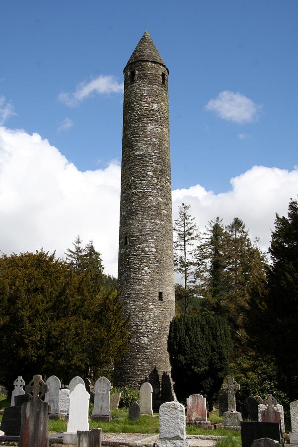 Glendalough vallei in Wicklow Mountains park Echt Ierland