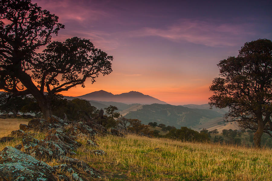 Sunset Photograph - Round Valley After Sunset by Marc Crumpler