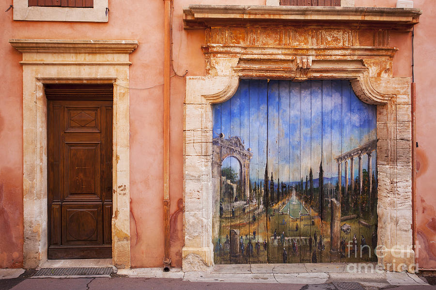 Roussillon Door Photograph by Brian Jannsen