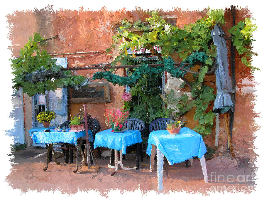 Roussillon Restaurant Photograph by Timothy Hacker