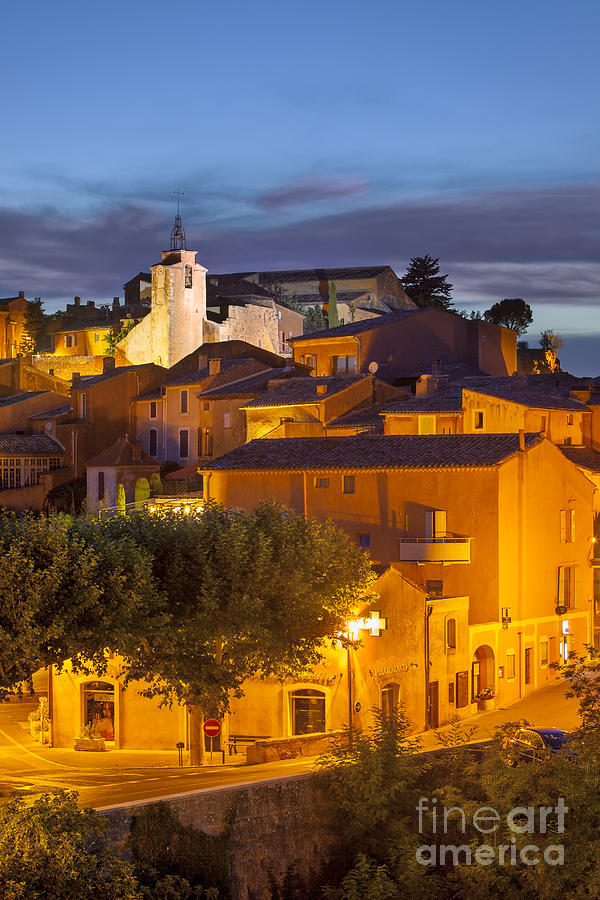 Roussillon Twilight Photograph by Brian Jannsen