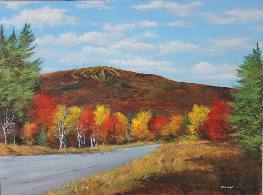 Route 100 Painting by Ken Ahlering