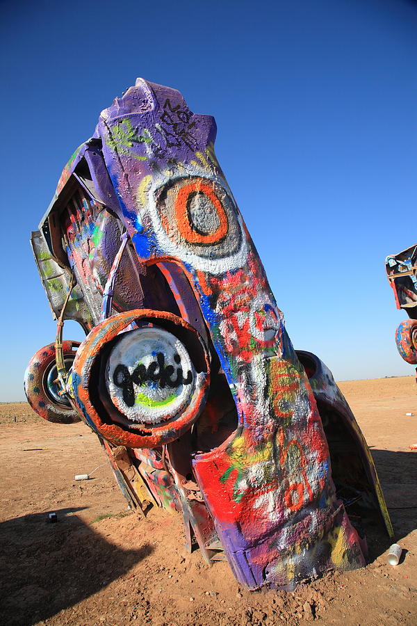 Route 66 Cadillac Ranch 2012 Photograph by Frank Romeo