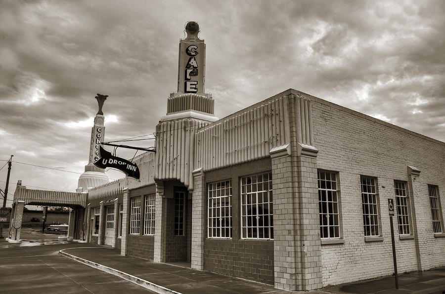 Route 66 Conoco Photograph by Ricky Barnard