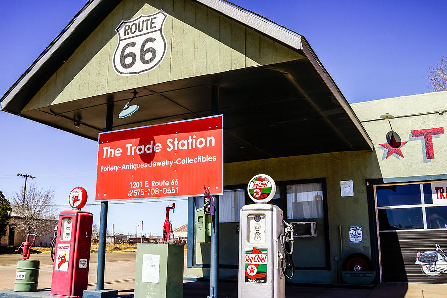 Route 66 Gas Station Photograph by Ben Graham