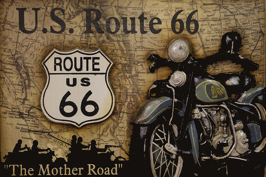 Route 66 Photograph by Jack R Perry