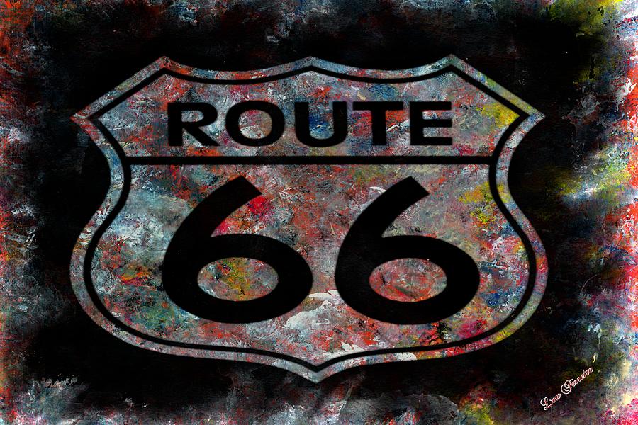 Route 66 Digital Art by Louis Ferreira